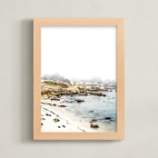 "Monterey Coast" - Art Print in White by Bree Madden - Framed