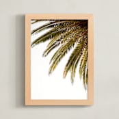 "palm no.1" - Art Print in palm green by Crystal Lynn Collins - Framed