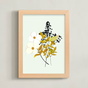 "Spring Clippings" - Art Print in Sage by Haley Warner - Framed