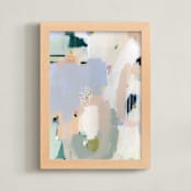 "Along the Boulevard" - Art Print in Raindrop by Lindsay Megahed - Framed