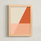"Into the Distance No. 2" - Art Print in Dusk by MinimalType - Framed