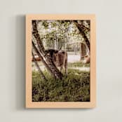 "Timid Beauty" - Art Print in Almond Butter by Hollie Renner Photography - Framed