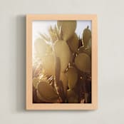 " Cactus Lush" - Art Print in Prickly Pear by Hollie Renner Photography - Framed