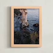 "Shell Beach no. 1" - Art Print in Sunset by Krissy Bengtson - Framed