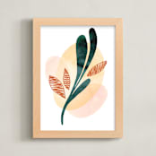 "Rock Garden 2" - Art Print in Daylily by Calee A.H. Cecconi - Framed