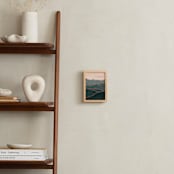 "Mountain Sky" - Art Print in Overlook Green by Becca Robinson - In a Room