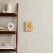 "Happy Place" - Art Print in Marigold by Beth Vassalo - In a Room