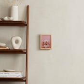 "Fertile Blooms" - Art Print in Tulip Field Pink by Theresa Bear - In a Room