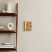 "Cut n' paste" - Art Print in Peach Orange by Stefania Copertini - In a Room