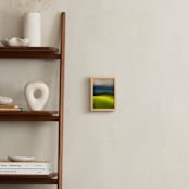 "Horizon Series Lush" - Art Print in Pasture Green by Jennifer Morehead - In a Room