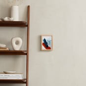 "Sudden Mercy" - Art Print in indigo Blue by Melissa McGill - In a Room