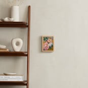 "Bursting Blooms" - Art Print in Yellow Ochre by cyrille gulassa - In a Room