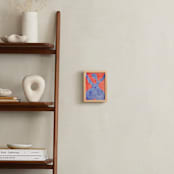 "Not-Plain-Jane" - Art Print in Royal Red & Purple by Maran Ree Whiting - In a Room
