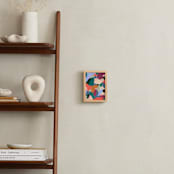 "True nature" - Art Print in teal colorful by FERNANDA MARTINEZ - In a Room