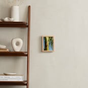 "Sunny Palm" - Art Print in Palm Green by Melissa Agular - In a Room