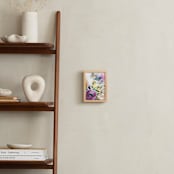 "Aubergine Bloom" - Art Print in Aubergine Rose by Kara Aina - In a Room