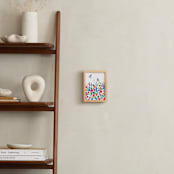 "butterfly in garden" - Art Print in multi by Tae Lee - In a Room
