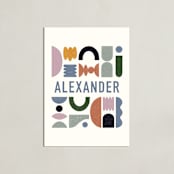 "Mid-Century Kid" - Personalized Art Print in Midcentury by Pati Cascino - Unframed