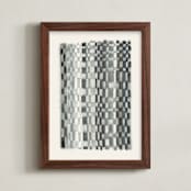 "Tapete" - Art Print in Warm grey by Catilustre - Framed