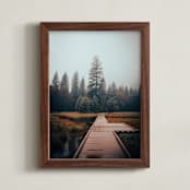"Misty" - Art Print in Moody Sage by Tania Medeiros - Framed