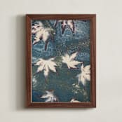 "Reverie ll" - Art Print in Lake Teal by Courtney Crane - Framed