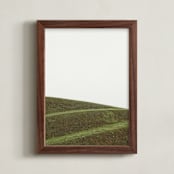 "Swooped II" - Art Print in Bog by Kamala Nahas - Framed