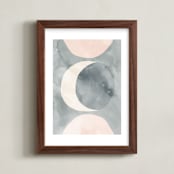 "Spring Moon" - Art Print in Night Sky by Iveta Angelova - Framed