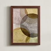 "Flow 3" - Art Print in Stone by Aspa Gika - Framed
