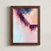 "My Vessel" - Art Print in Plum by Amy Moen - Framed