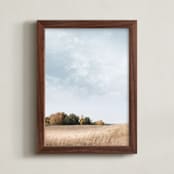 "Prairie View" - Art Print in Toasted Wheat by Karen Kaul - Framed