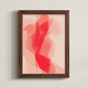 "Reminders" - Art Print in Velvet Sunset by Ashley Ottinger - Framed