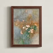 "Don't Fear Aging" - Art Print in Dusty Sage by Christine Olmstead - Framed