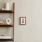 "Coco Bunny" - Art Print in chocolate cream by Tracy Ann - In a Room