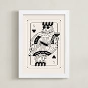 "The King: Custom Print" - Custom Print in Champagne by Jenna Holcomb - Framed