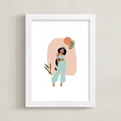 "Serene" - Art Print in Desert Flower by Tennie and Co. - Framed