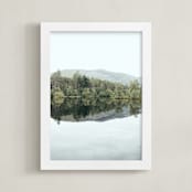 "Mirror Mirror II" - Art Print in Lake by lulu and isabelle - Framed