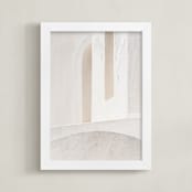 "Structural III" - Art Print in Stone by Jacquelyn Sloane Siklos - Framed
