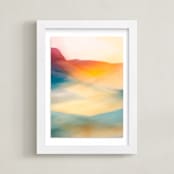 "Rays of Gold 1" - Art Print in Golden Rays by Helen Makadia - Framed