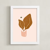 "LEIA" - Art Print in Earth by Alex Roda - Framed