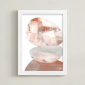 "Shaped by Nature" - Art Print in Clay by Agnes Pierscieniak - Framed