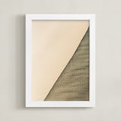 "Sahara Desert" - Art Print in Original Color by Therese d - Framed