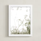 "Choices" - Art Print in White by Caroline Mint - Framed