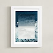 "Waves 2" - Art Print in Marine by lulu and isabelle - Framed