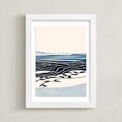 "Seascape II" - Art Print in marine by Tatjana Koraksic - Framed