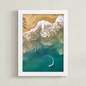 "Sea Change" - Art Print in Ocean by Shari Margolin - Framed