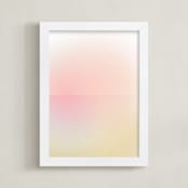 "Sunset" - Art Print in sun by Lori Wemple - Framed
