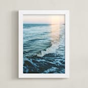"Folly Flare #1" - Art Print in Sea by ALICIA BOCK - Framed