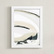 "To Wander II" - Art Print in Charcoal by Melanie Severin - Framed