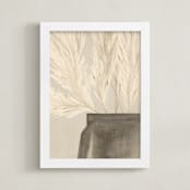 "Flower Market 02" - Art Print in Light Natural by Shawna Urban - Framed