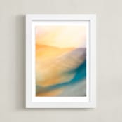 "Rays of Gold 2" - Art Print in Golden Rays by Helen Makadia - Framed